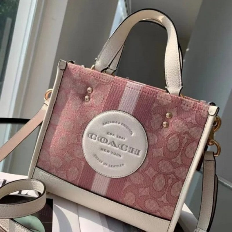 Coach_Dempsey_Tote_With_OG_Box_&_Dust_Bag_&_Extra_Shoulder_Strap_(Pink-715)