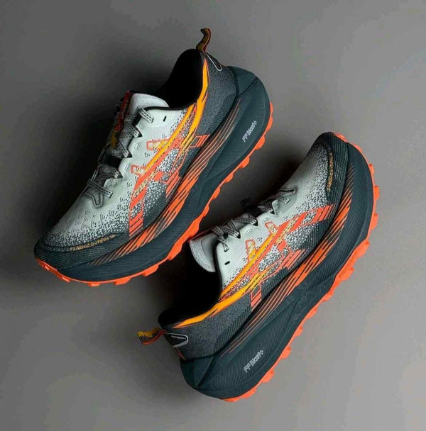 Asics Trabuco Max 4 Trail Cold Moss Nova Orange 6122