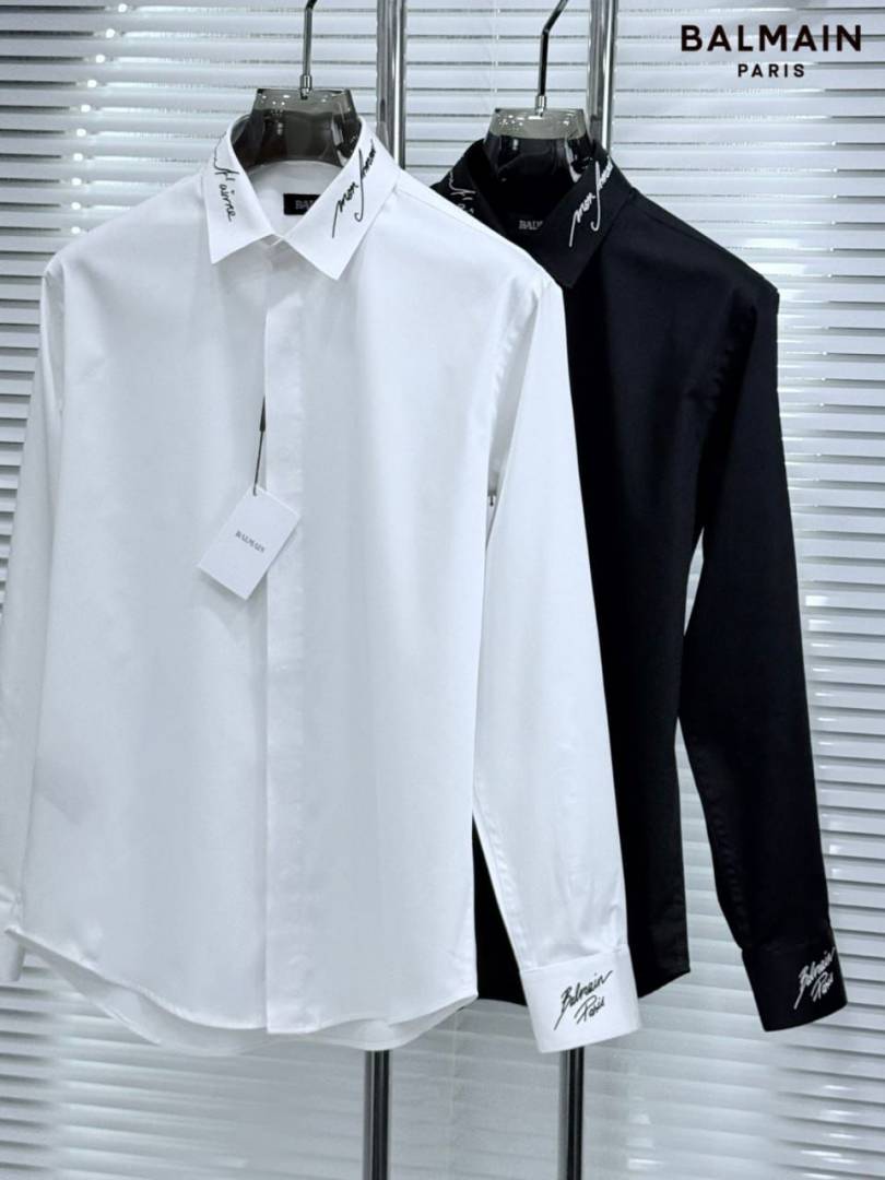Balmain Imported Full Sleeves Shirt White