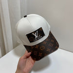 Louis Vuitton_Front_Logo_White_Monogram_Premium_Unisex_Cap_(With_Safety_Box)
