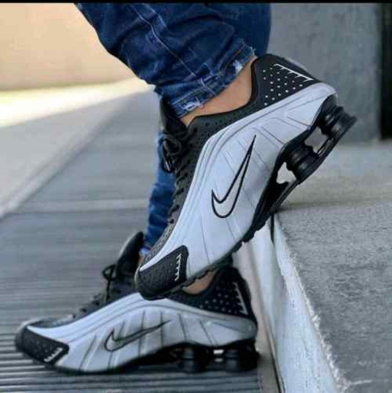 Nike shox R4 preto prata 2280