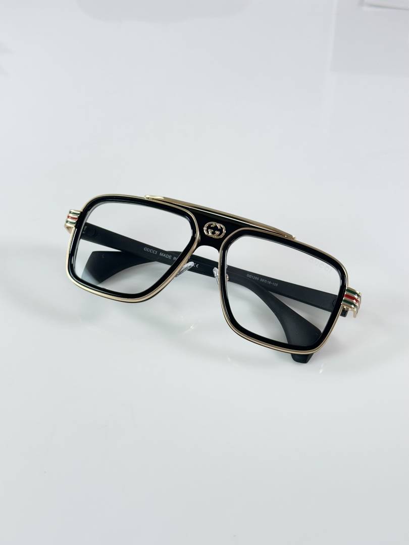 Gucci 1295 Gold Black Frame