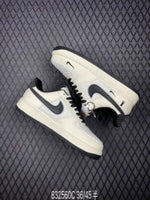 Nike airforce 1 07 low violent bear joint linen beige black sneaker