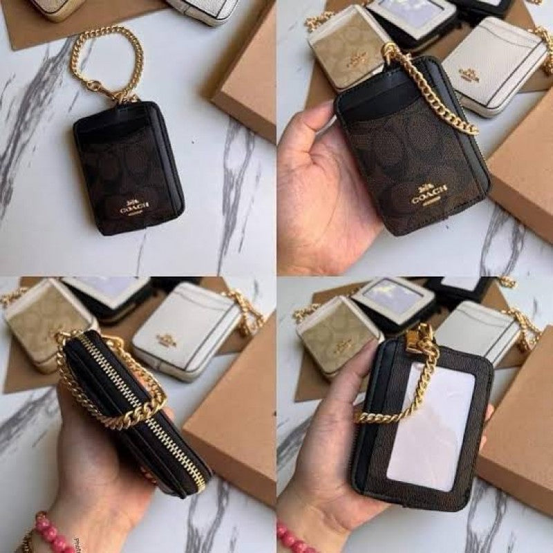 Coach_Zip_Card_Case_Mini_Wallet_With_Original_Box