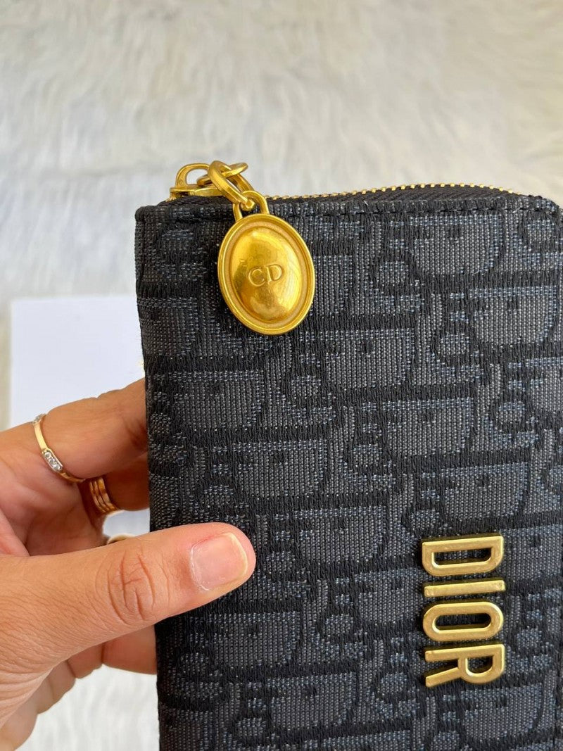 Dior_85_Black_Zippy_Wallet_With_OriginalBox
