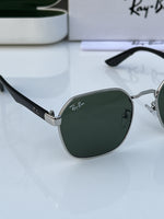 Rey ban_406_silver_green
