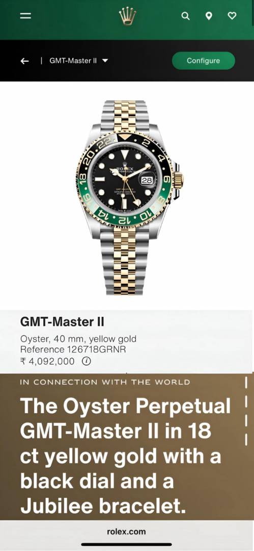 Rolex Oyster perpetual Gmt master