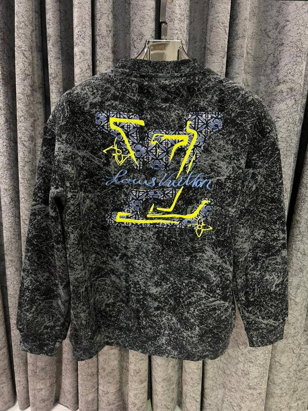 v-uitton imported sweatshirt store article black