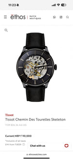 Tissot 1853 Chemin Skeleton