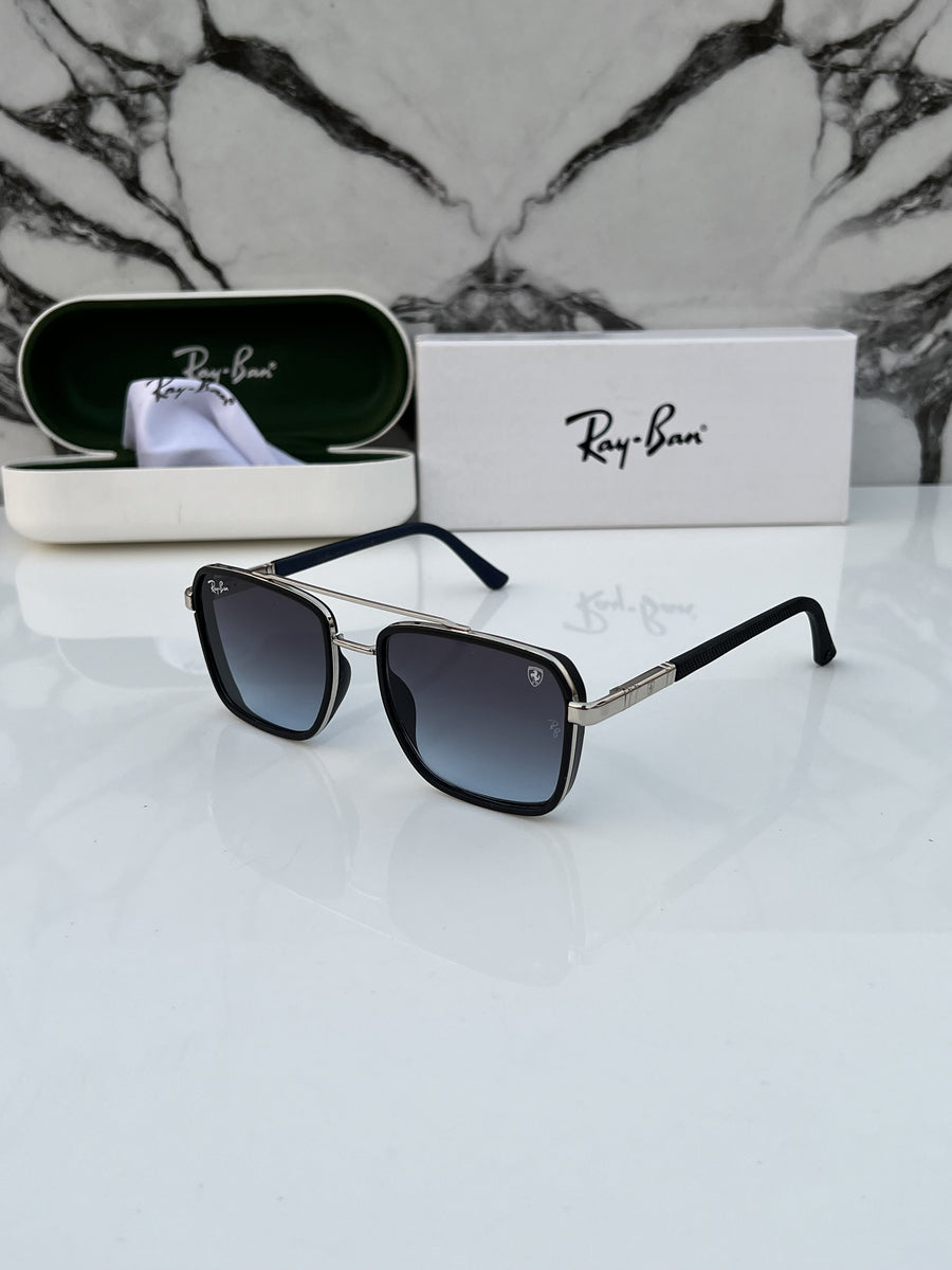 Rey ban_398_silver_blue