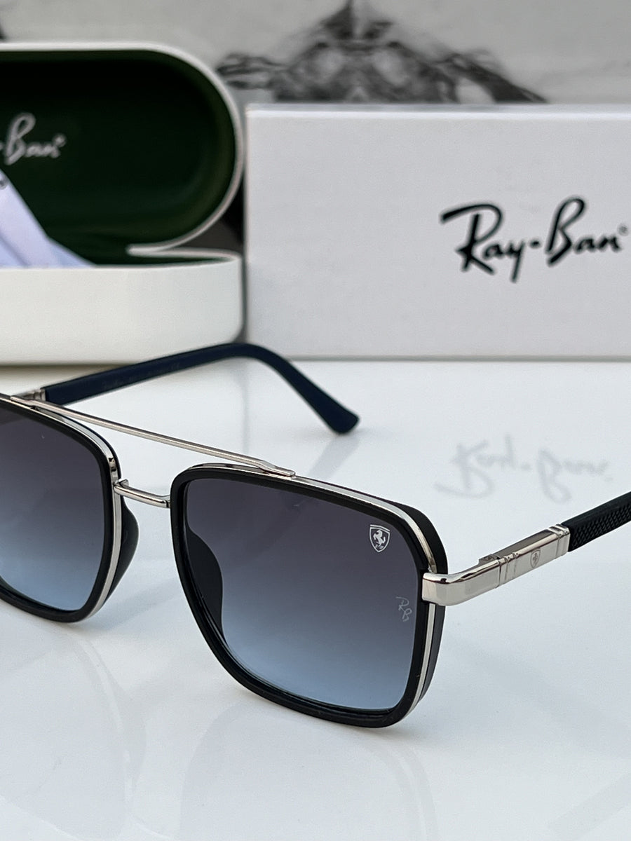 Rey ban_398_silver_blue