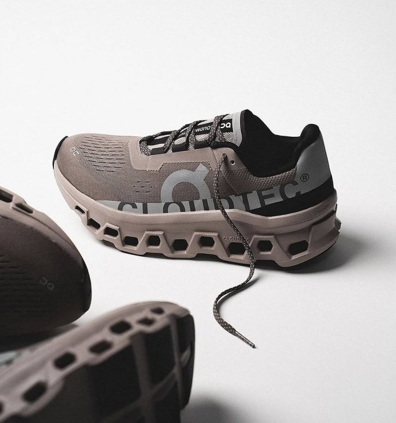 On Cloudmonsters Cinder Fog on Running