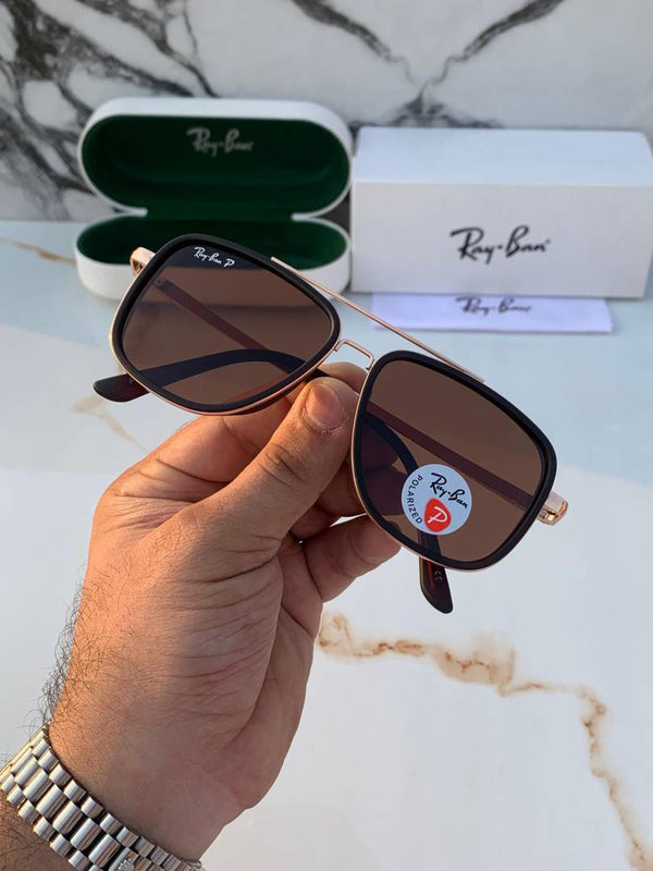 Rey ban 3131 gold brown