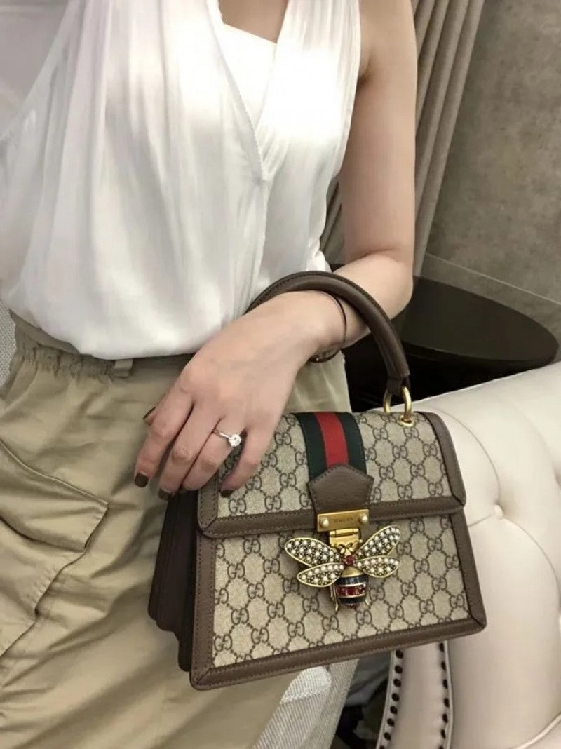 Gucci_GG_Bee_Queen_Margaret_Shoulder_Bag_With_OG_Box_&_Dust_Bag_(Brown-879)