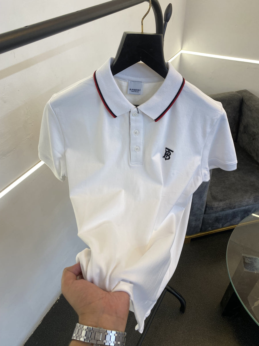 Burberry turkey imported polo white sale