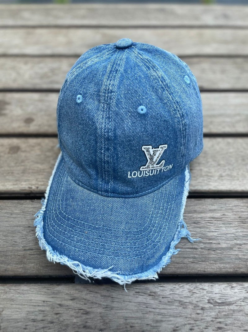 Louis Vuitton_Denim_Blue_Washed_Premium_Unisex_Cap_(With_Safety_Box)_898