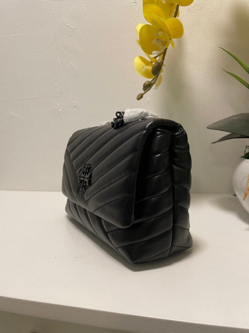 Tori Burch_Kira_AllBlack_Quilted_Shoulder_With_DoubleBox