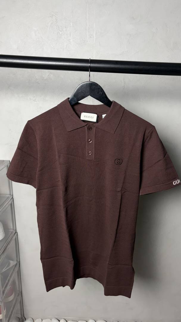 Gucci Premium Knit Polo T-Shirt 1781