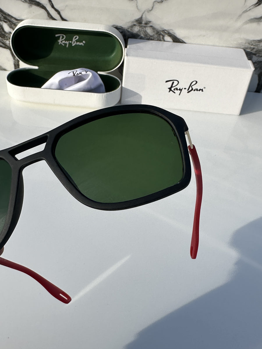 Rey ban 4329 black red