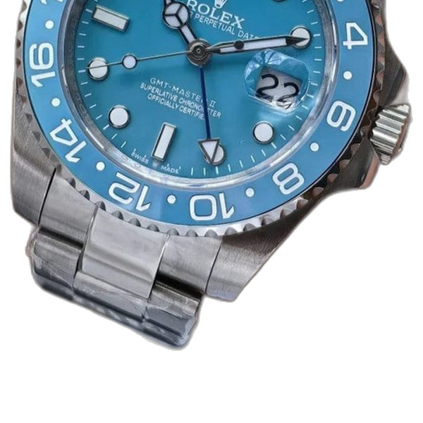 Rolex Oyster perpetual Gmt master Steel-Aqua Blue