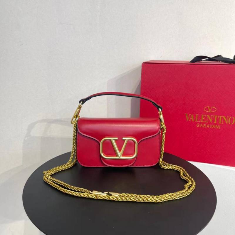 Valentino_V_Lock_Red_Small_Shoulder_Bag_With_Original_Box