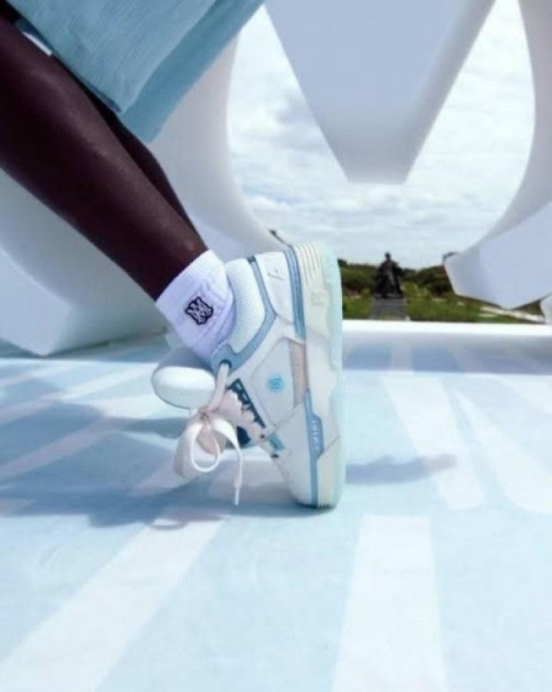 Amiri MA 1 Low Top White Blue