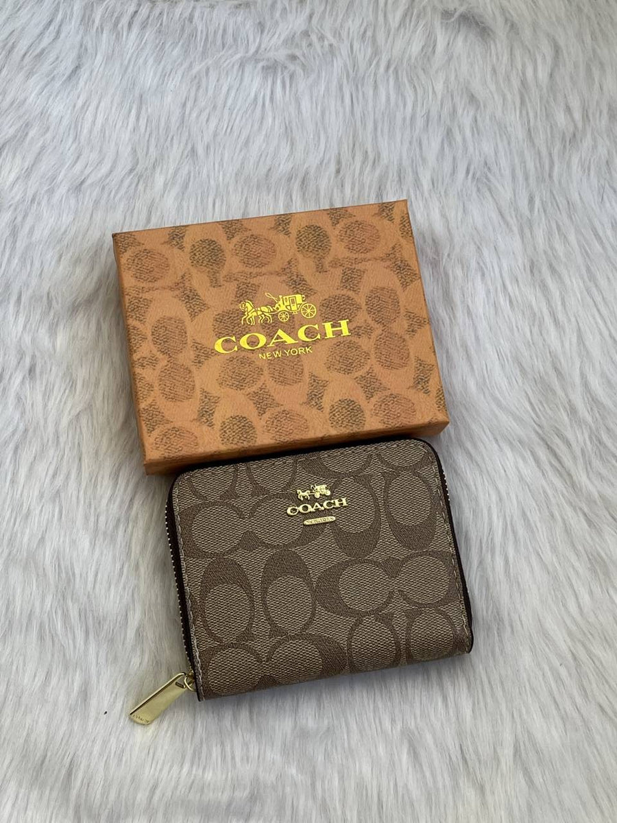 Coach_107_Apricot_Mini_Wallet_With_OriginalBox