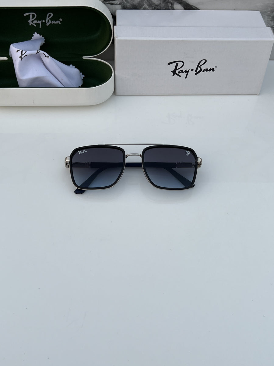 Rey ban_398_silver_blue