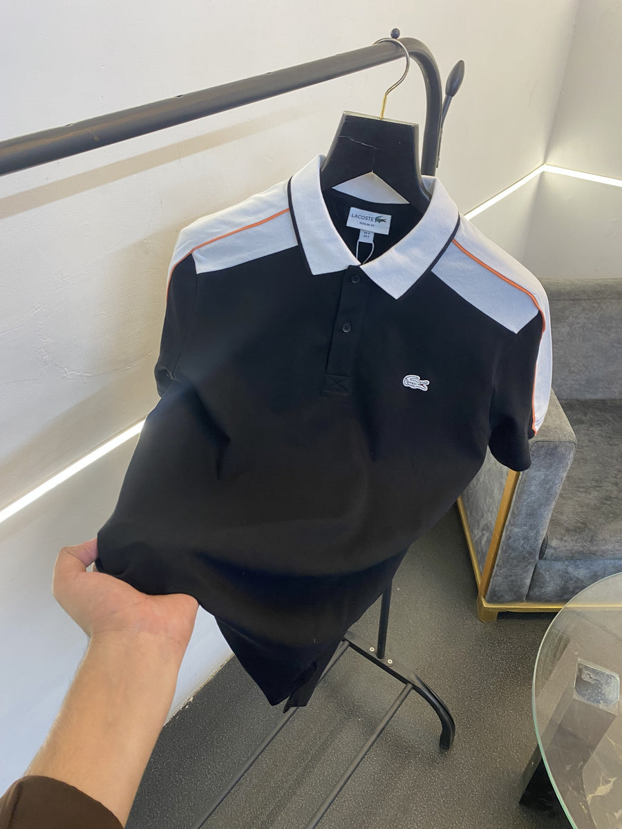 Lacoste imported polo tshirt black