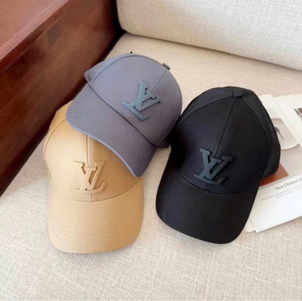 Louis Vuitton_Front_Logo_Embossed_Premium_Unisex_Cap_(With_Safety_Box)_(Blue)