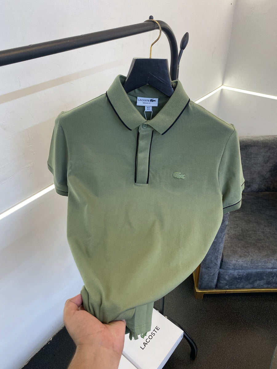 Lacoste imported box pack polo tshirt light green