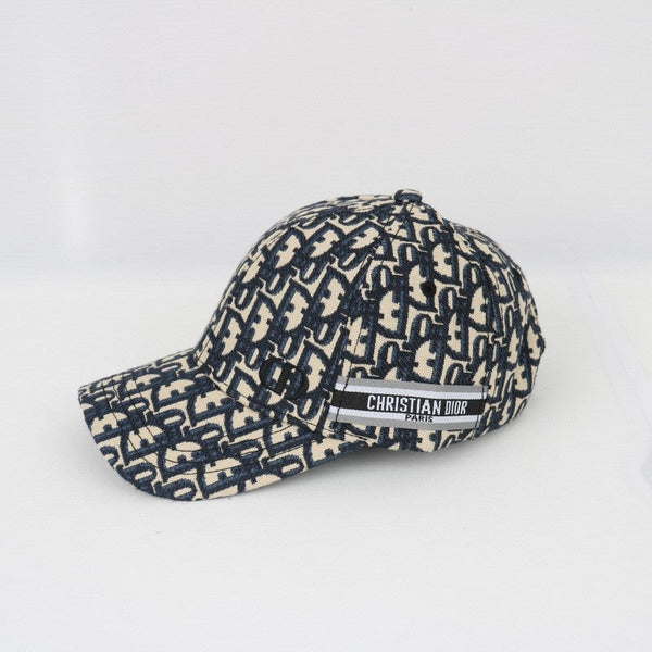 Dior_Cd_Oblique_Monogram_Premium_Unisex_Cap_(_With_Safety_Box_)_Blue