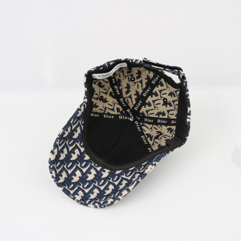Dior_Cd_Oblique_Monogram_Premium_Unisex_Cap_(_With_Safety_Box_)_Blue