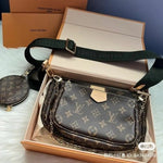 Louis Vuitton_LV Multi Pochette Accessoires Premium Quality With OG Box & Dust Bag (Black - 849)