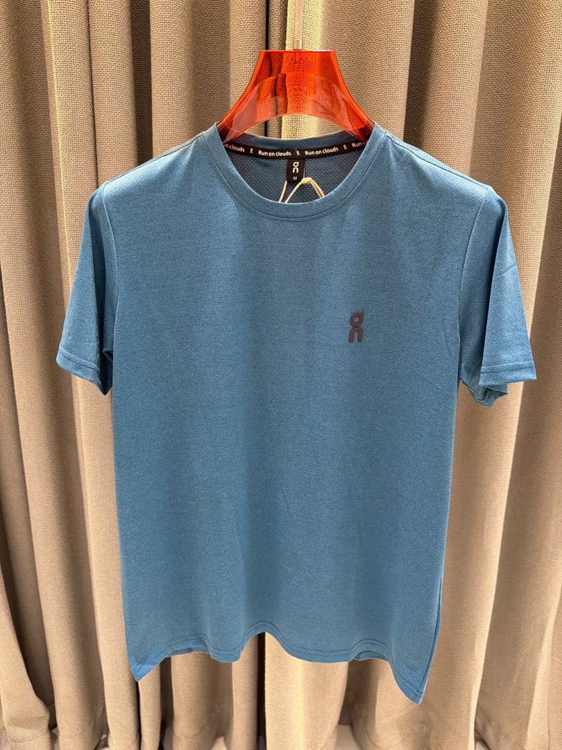 On Cloud Round Neck T-shirt Petrol Blue
