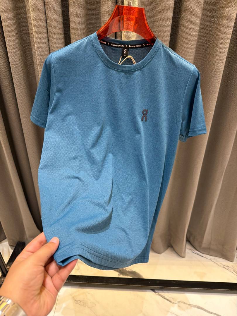 On Cloud Round Neck T-shirt Petrol Blue