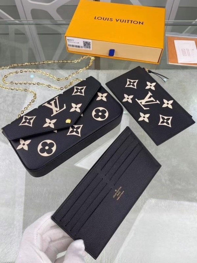 Louis Vuitton_Felice_Pochette_Black-White_With_OriginalBox