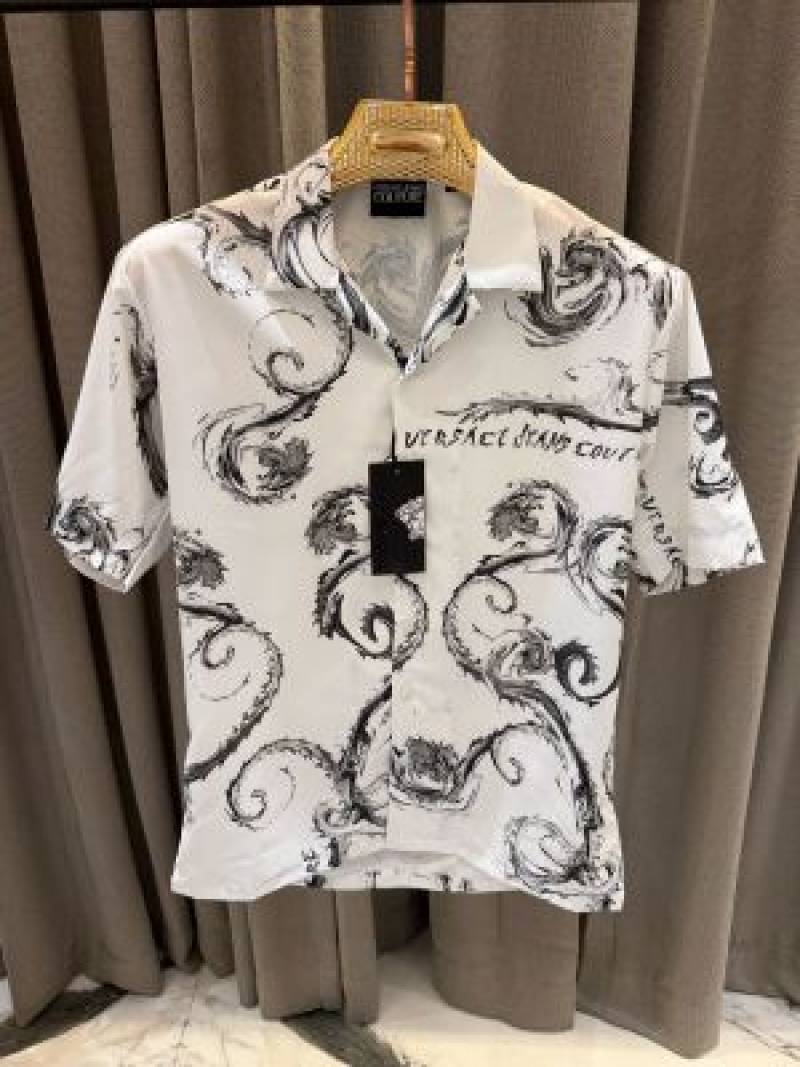 Versace Couture Box Pack Half Sleeves Shirt White