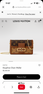 Louis Vuitton_Dauphine_Chain_Wallet_With_OriginalBox