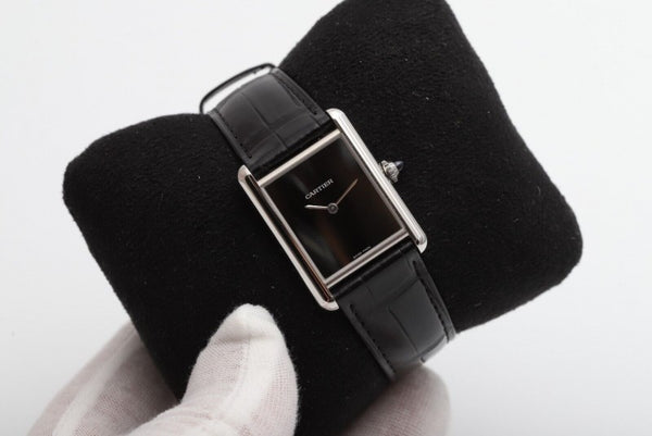 Cartier Tank Must Premiums Black Silver