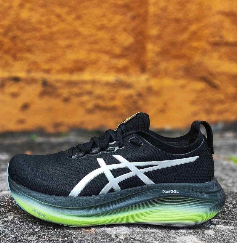 Asiccss. Gel Nimbus 27 Black Neon Green