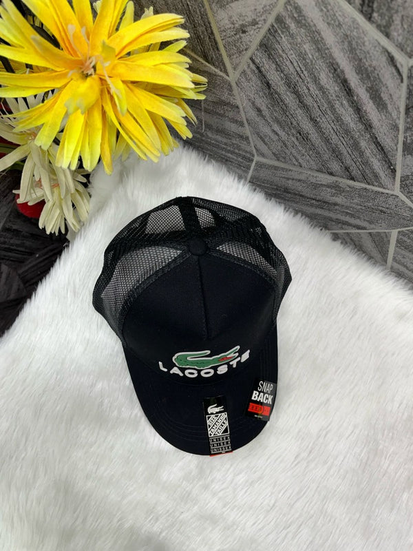 Lacoste_Crocodile_Front_Logo_Net_Premium_Unisex_Cap_With_Safety_Box_(Black)