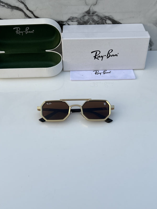 Rey ban_418_gold_brown