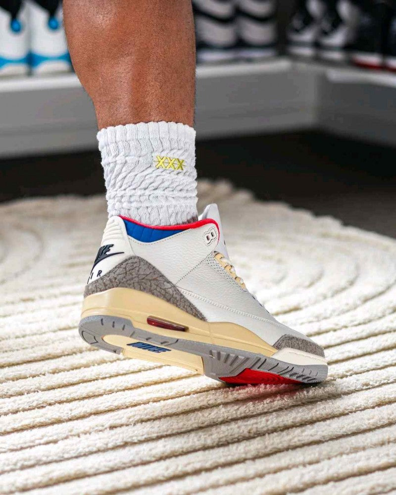 E air jordan 3 seoul 2.0 grey cement