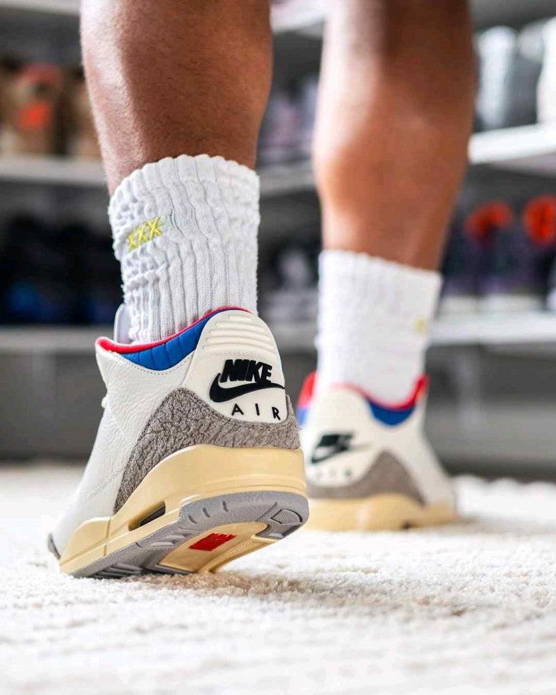 E air jordan 3 seoul 2.0 grey cement