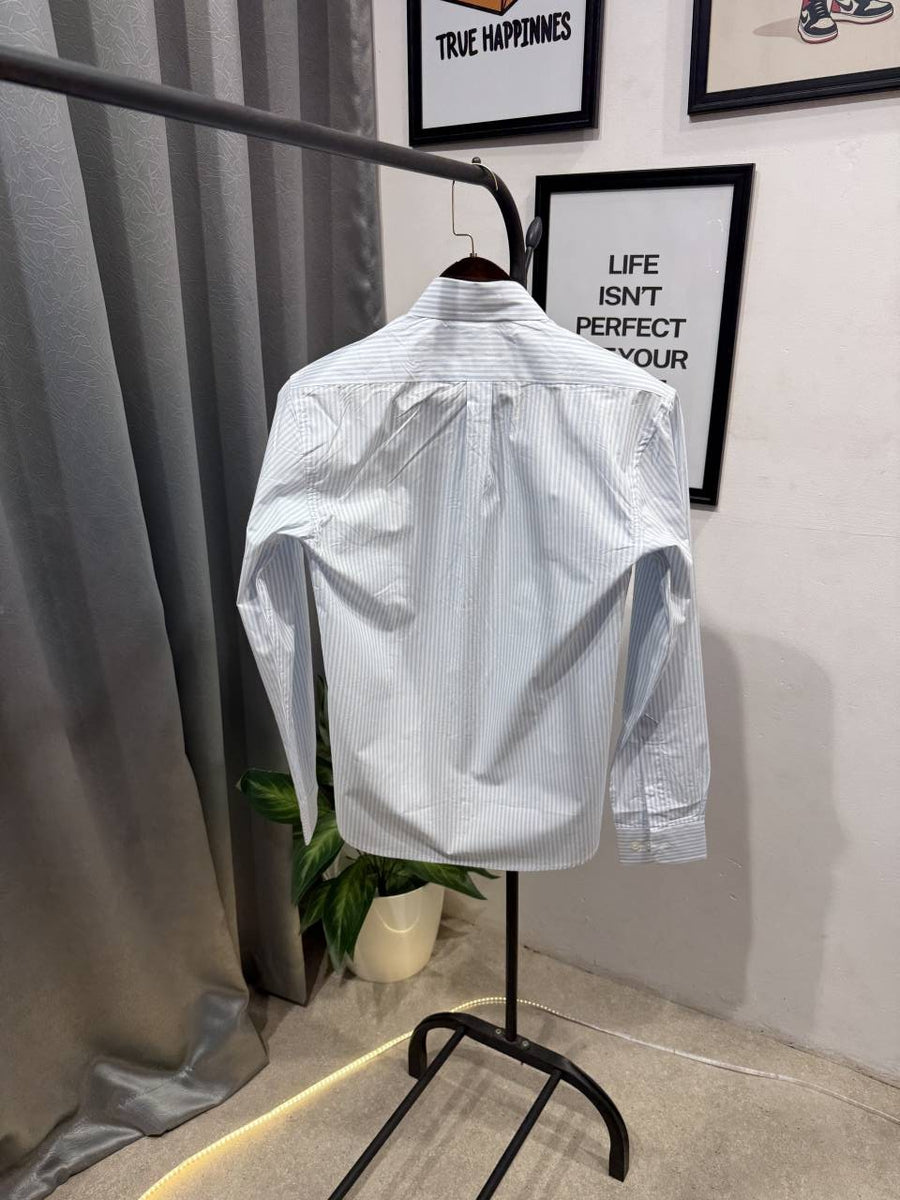 Ralph lauren sky imported lining shirt with embroidery logo and brand button