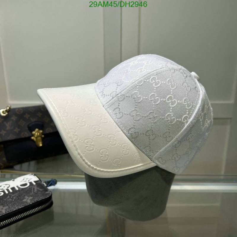 Gucci_GG_Small_Monogram_Leather_White_Premium_Unisex_Cap_With_Safety_Box