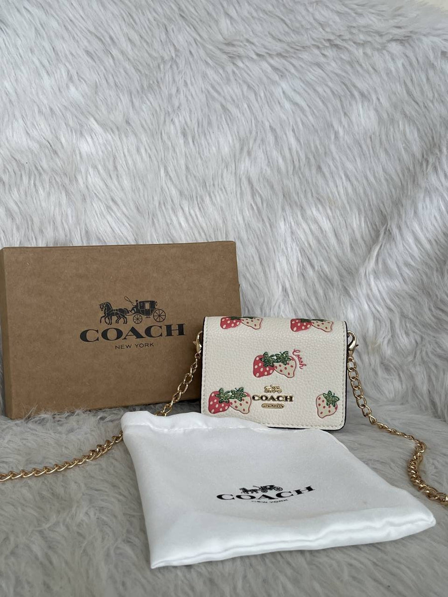 Coach Cw-2 ChainWallet With OriginalBox & DustCover