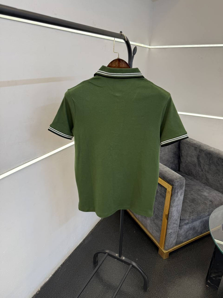 Hugo bos imported quality polo tshirt green
