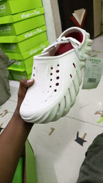 Crocs Echo Clogs White With og box and carry bag